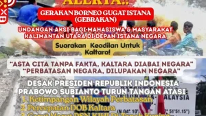 Mahasiswa Kaltara Gelar Aksi Di Jakarta Desak Prabowo Atasi 3 Masalah