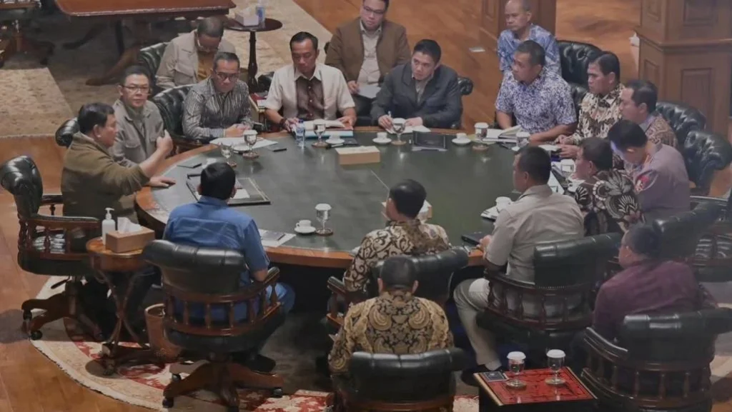 Prabowo Pimpin Ratas Di Hambalang Bahas Aspirasi Buruh Dan Perguruan Tinggi