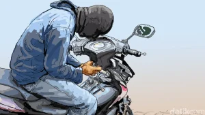Dicurigai Tanpa Kunci 2 Pencuri Motor Di Ciputat Dibekuk Polisi